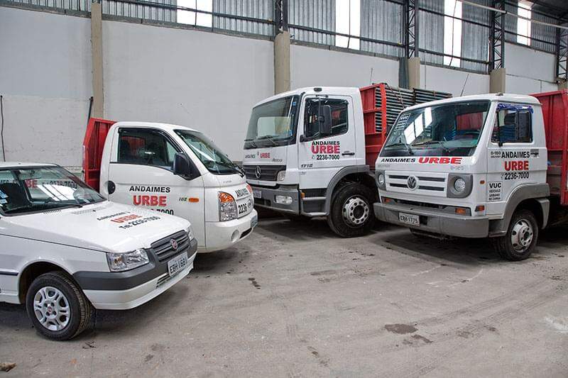 transporte andaimes urbe